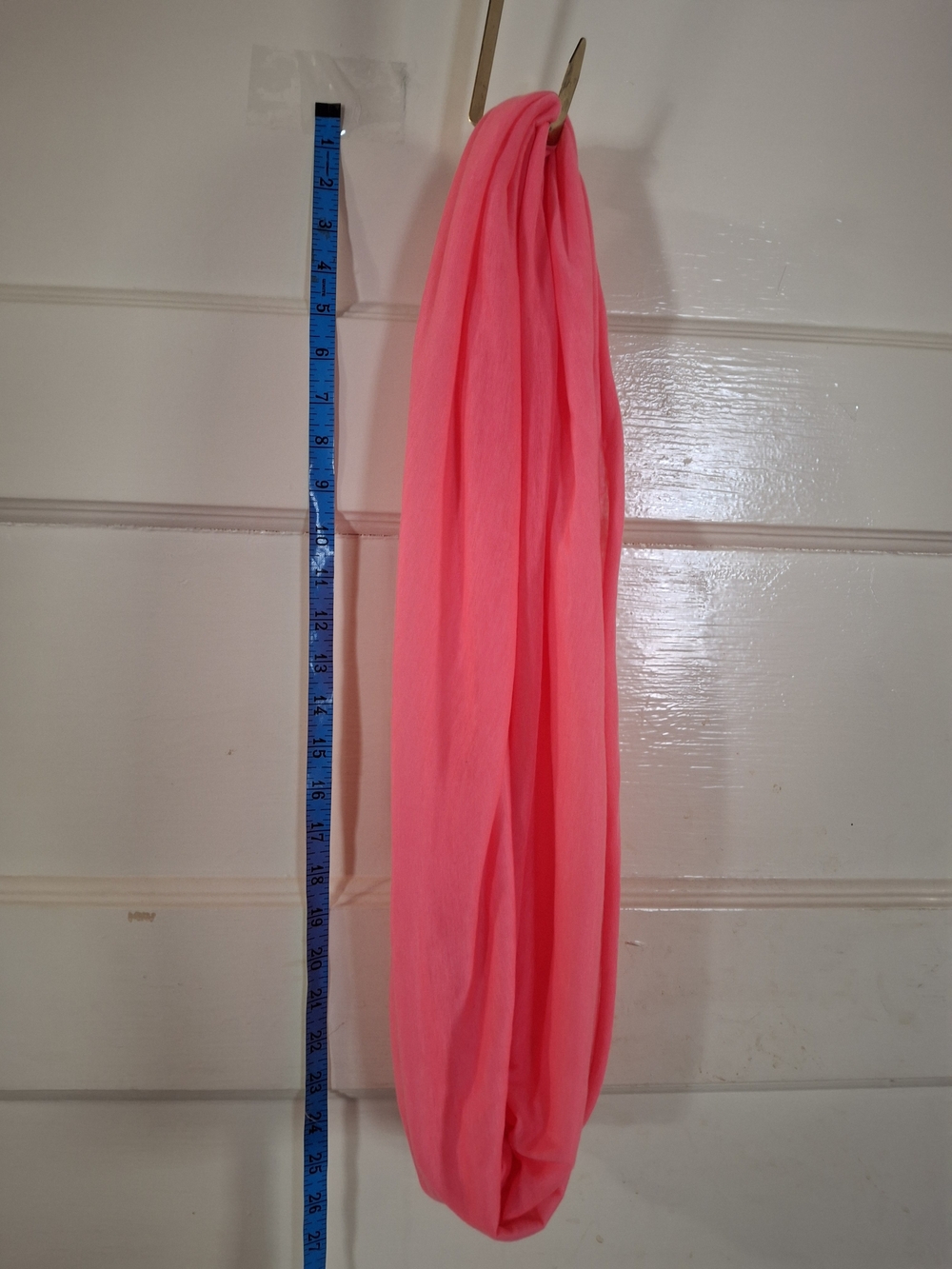 Hot Pink Neon Lightweight Sheer Infinity Scarf Loop Scarf